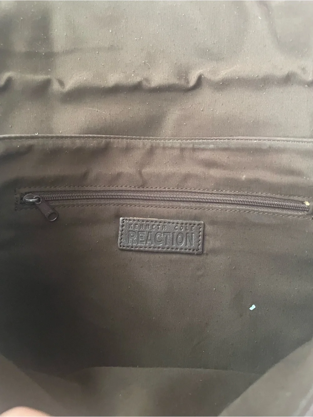 Kenneth Cole Brown Messenger Bag - Classic Crossbody Satchel b28
